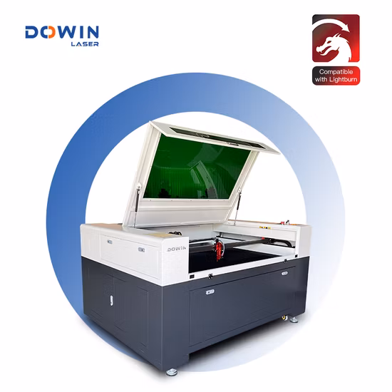 Fornecedor de fábrica CO2 CNC Máquina de corte e gravação a laser para madeira compensada acrílica, gravação de logotipo de papel com metal misto e não