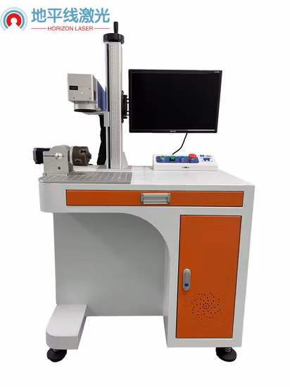 Raycus Jpt Mopa 20W 30W 50W 60W 80W 100W 120W Máquina de marcação e gravação de corte a laser de fibra com marcador de gravador de plástico para joias de metal rotativo