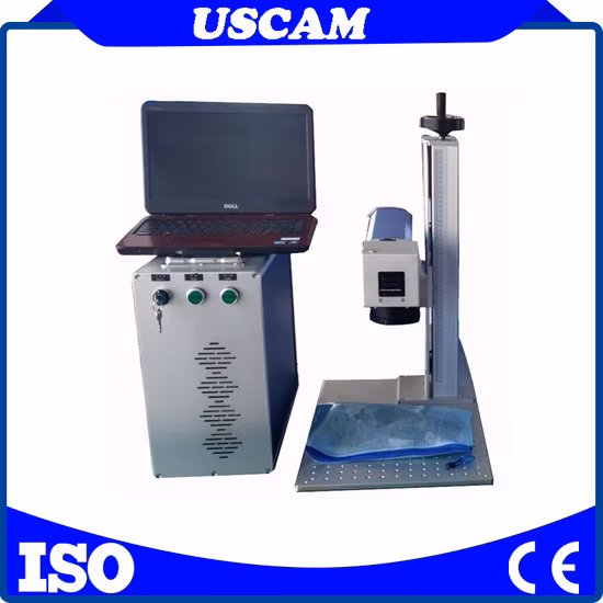 Máquina de gravura inteligente da marcação do código de QR do laser do CNC da fibra do marcador