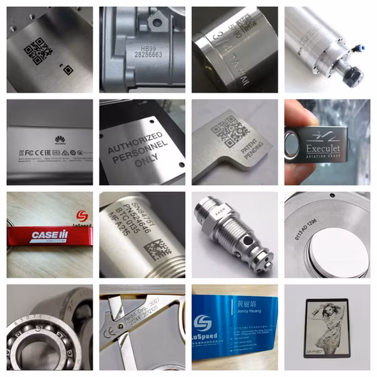 Mini portátil portátil 20W 30W código de tubo de metal logotipo chapa de aço máquina de marcação a laser